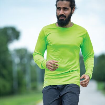 Unisex Pacer Long Sleeve Performance Tee (Value $32.99) Thumbnail