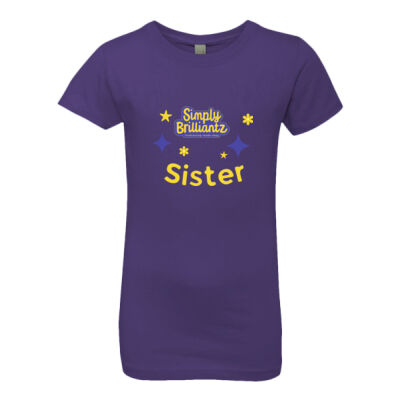 Sister FC - Girls’ Cotton Princess T-Shirt Thumbnail