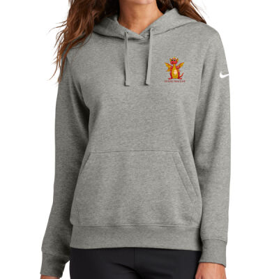 Chauncey - Ladies Club Fleece Sleeve Swoosh Pullover Hoodie Thumbnail